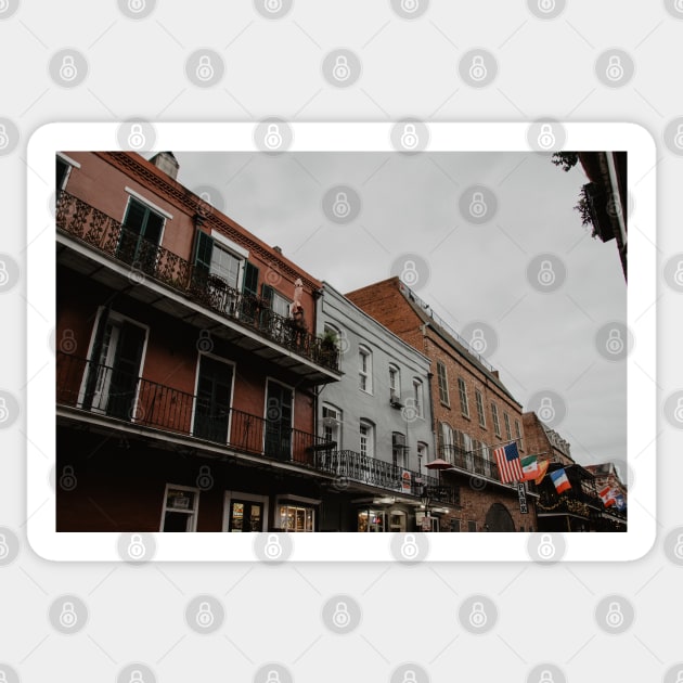 Flags in the French Quarter Sticker by LindsayVaughn
